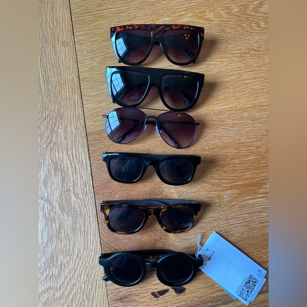 Set of SIX  Baby/Toddler Sunglasses